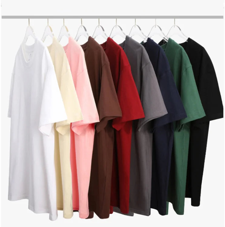 Oem Custom logo Design Men's 200g Pure Cotton Cross-border Men's Large Size Short-sleeved Unisex Advertising T Shirt