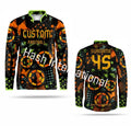 Fully Customizable Men's Motocross Sportswear Breathable Long-Sleeve Sublimation Paintball Jersey