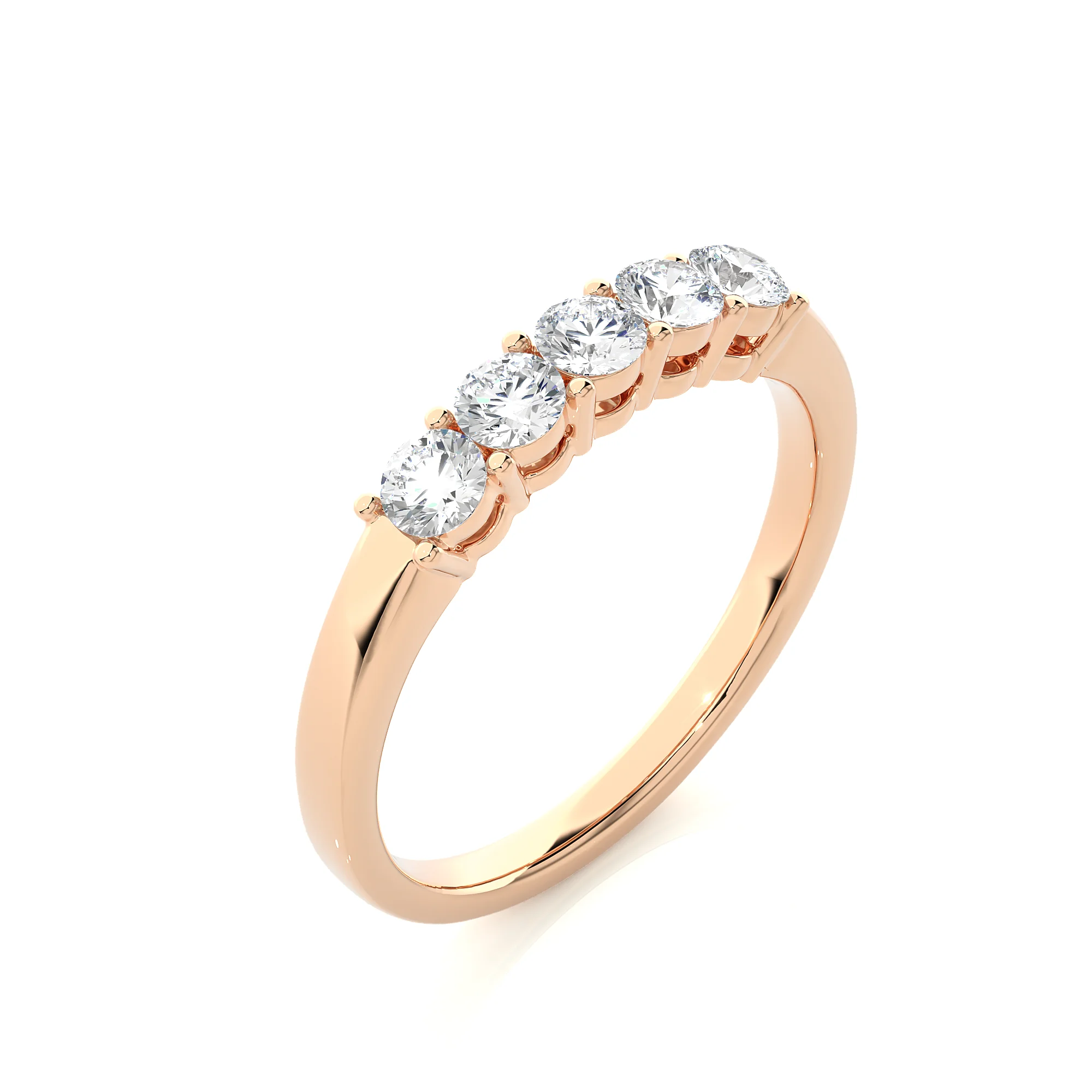 Export Selling Womens Diamond Ring Low MOQ Wholesale Jewelry 925 Sterling Silver Luxury Moissanite Row Ring from India