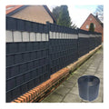 Easy Installation 19cm*26m PP Tape Waterproof Privacy Hard PVC Strip Screen Fence for Garden Fence Decoration