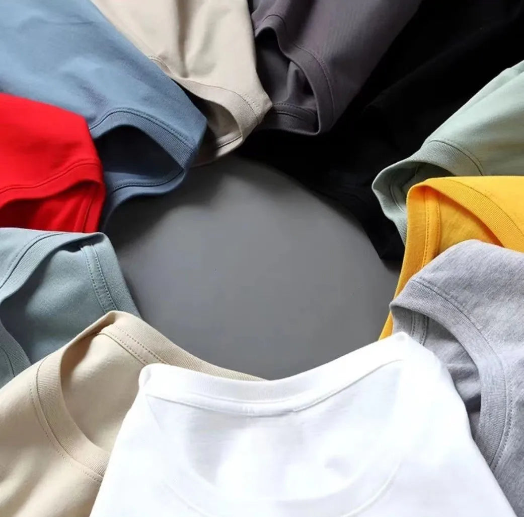 Bangladesh China Factory Price Men's Milk Silk Polyester T Shirt Short Sleeve T Shirt Slim Fit Solid Color Summer Inner T Shirt