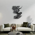 Black Gold Silver White and Copper Metals Abstract Geometric Line Art Luxury Wall Decor Modern Entryway Wall Sculpture