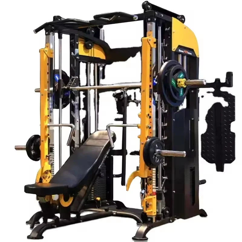 Smith Machine Squat Rack Fitness Comprehensive Training Device Bird Gantry Oblique Squat Bench Press Equipment