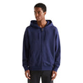 Heavyweight 400 Gsm Fleece Zipper Hoodie 100% Cotton Solid Black Regular Fit Winter Season Hooded Collar Zip up Thermal