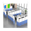 EBUNGE Portable Foldable Wall Partition Wheels Adjustable for Kitchen Outdoor Supermarket Church School Warehouse Gym Bathroom