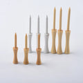 Wholesale Wooden Golf Castle Tees 2-1/8" 2-3/4" 3-1/4" Step Down Golf Tees