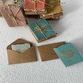 Custom Edged String Tie Envelope Card Set Elegant Stationery for Gifting Events Handmade Embossing Printing Matching Card