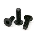 Black 304 Stainless Steel M2 M3 M4 M5 M6 M8 Allen Hex Socket Ultra Thin Flat Head Metric Screws Customizable