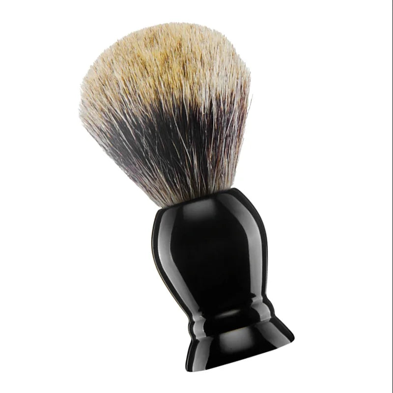 100% Best Replica Badger Shaving Brush - Professional Oversized Black Resin Handle for Ultimate Lather & Exfoliation