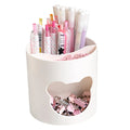 Shunxing Factory Multifunctional Bear Shape Round Cute Children Desk Storage Plastic PS Pen Holder for Office