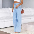 Xintang Women's 2025 New Hot-Selling Stretch Wide-Leg Denim Pants - Fashion Washed