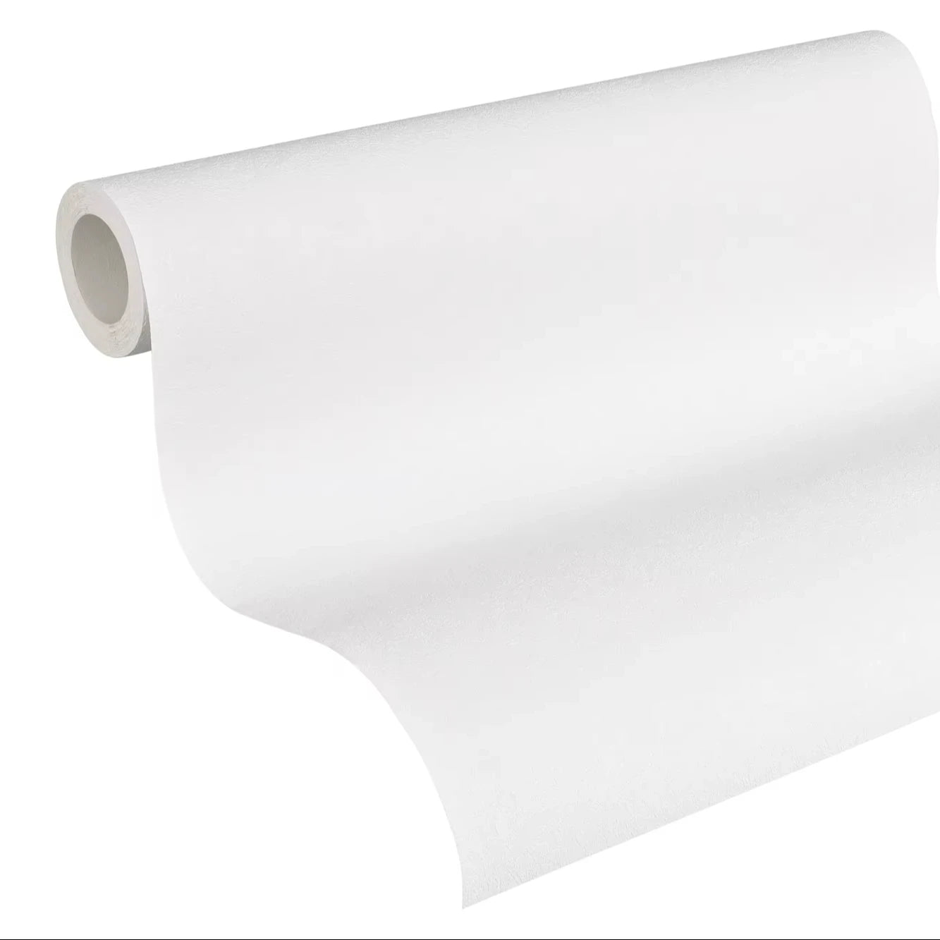 Made in Germany - Coatable Wallpaper rolls Plain Colour Paintable White Non Woven Vinyl Wallpaper for painting - 1005 x 053 m