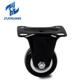 Zuo Gang PVC 1.5 2 2.5 3 4 5 Inch Fixed Oem Caster Manufacturer Furniture Market Trolley Caster Medical Caster Wheel
