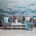 Germany Made Modern Floral Blue White Non Woven Vinyl Wall Mural for Bedroom Living Room Hospital Use Sound-Absorbing