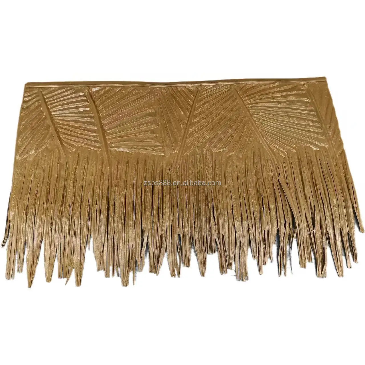 Budget Artificial Thatch Roll Factory Direct Synthetic Thatch Roofing for Outdoor Decoration