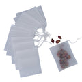 YIREEN's 100pcs/Bag Ultrasonic PLA Non-Woven Fabric Drawstrings 50 X 70mm Compostable Coffee Filter Tea Bags Made Corn Fiber