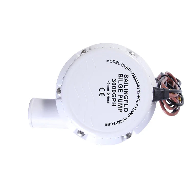 Sailingflo 3000GPH Dc 12v Bilge Pump Electric Water Pump for Boats Accessories Powerful Garden Pump