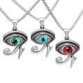 Low MOQ Wholesale Men Jewelry Stainless Steel Pendant Ancient Egyptian Eye of the Horus Necklace