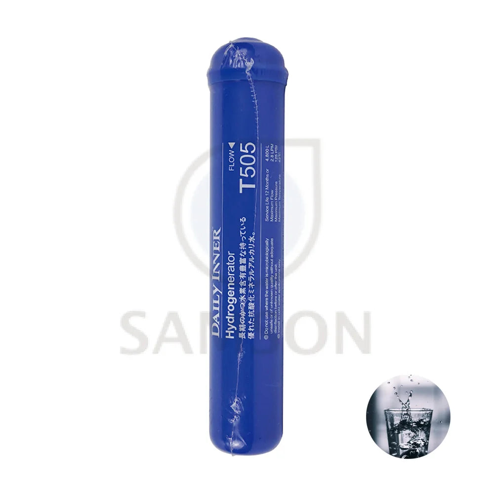 Quality 10 Inch Plastic Alkaline Mineral Water Filter Cartridges Calcium/Magnesium 150 GPD Flow Rate Reverse Manual Household