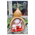 HOT SELLING! Always AVAILABLE - Handcrafted Decorative Carved Gourds: Unique Artistry & Eco - Friendly Charm - BLUE LOTUS