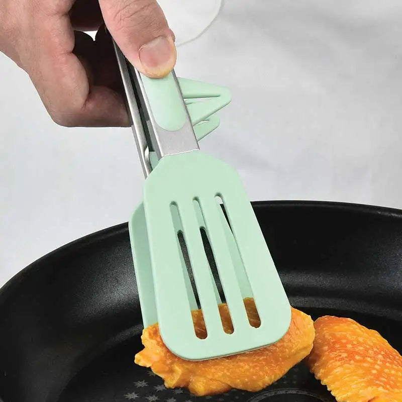 Wholesale Metal Silicone Pastries Set Extra Long Cooking Grill Ice Food Stainless Steel Kitchen Tongs