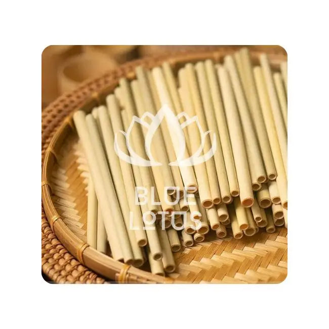 BEST SELLER 100% Organic Bamboo Straws Sustainable Alternative to Plastic for Cafes and Restaurants