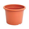 Plastic flower pot 0.25L. dimensions (mm) 110x110x82 terracotta color