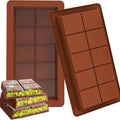 Hot Sell Chocolate Bar Molds Large and Thick Silicone Chocolate Mold for Stuffed Big Chocolate Bar