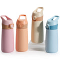 YATAI Portable Vacuum Stainless Steel Sport Water Bottle 450ML Bpa Free Colorful Cup Flask DrinKware with Lid for School Travel