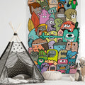 Germany Photo Wallpaper Murals Floral Green Pink Blue Non Woven Vinyl Premium Modern Smoke-Proof Moisture-Proof Bedroom Dining