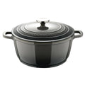 Bergner EXCALIBUR Casserole 20cm and 2.4L with Cast Aluminum Lid Grey
