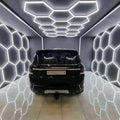 Hexagon Ceiling Lights Shop Lamp 110V Dimmable 5CCT Honeycomb Light Hexagonal Garage Light