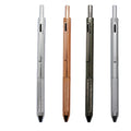 Novelty 4-in-1 Multicolor Logo Printing 1.0mm Writing Width Promotional Ballpoint Pen Multi-Function Metal Mechanical Pencil