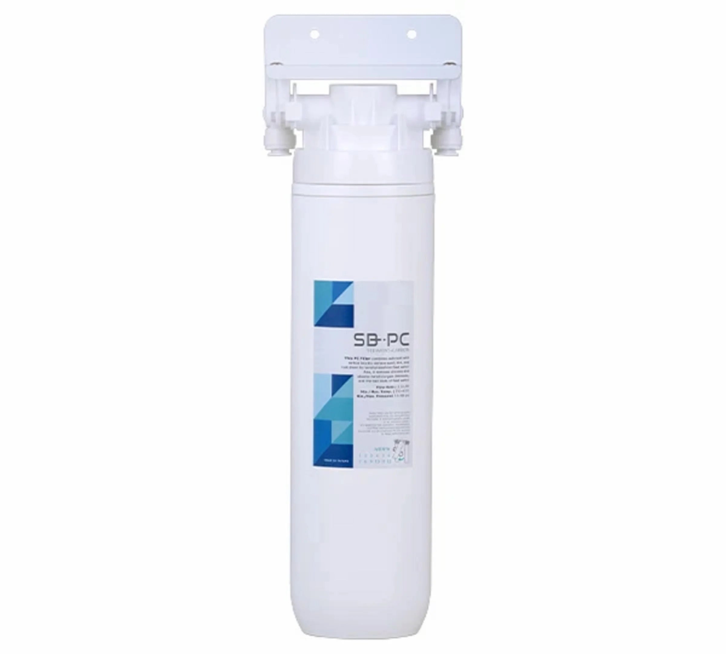 EQ-B1 Single Stage Activated Carbon Block Water Purifier Quick Change for Home Car Outdoor Hotel Use Under Sink Application