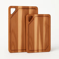 Large Thick Bamboo Cutting Board with Reversible Serving Tray Design Custom Size and Logo for Food Prep Display OEM Available