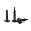 M4.2 M4.8 M5.5 #8 #10 #12  Black Coated Stainless Steel 410 Modified Phillips Truss Head Tek Screws