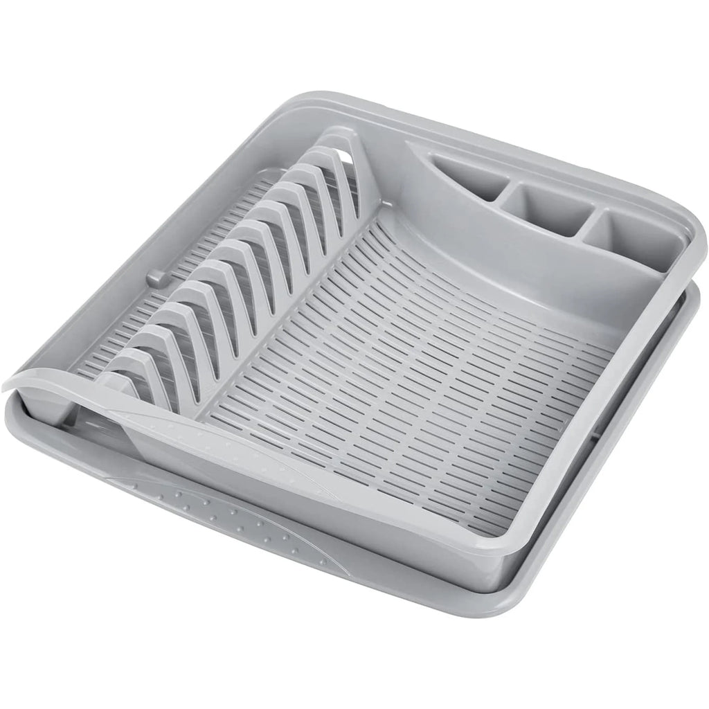 Dish and cutlery drying tray 39.5 x 39.5 x 8 Nordic grey