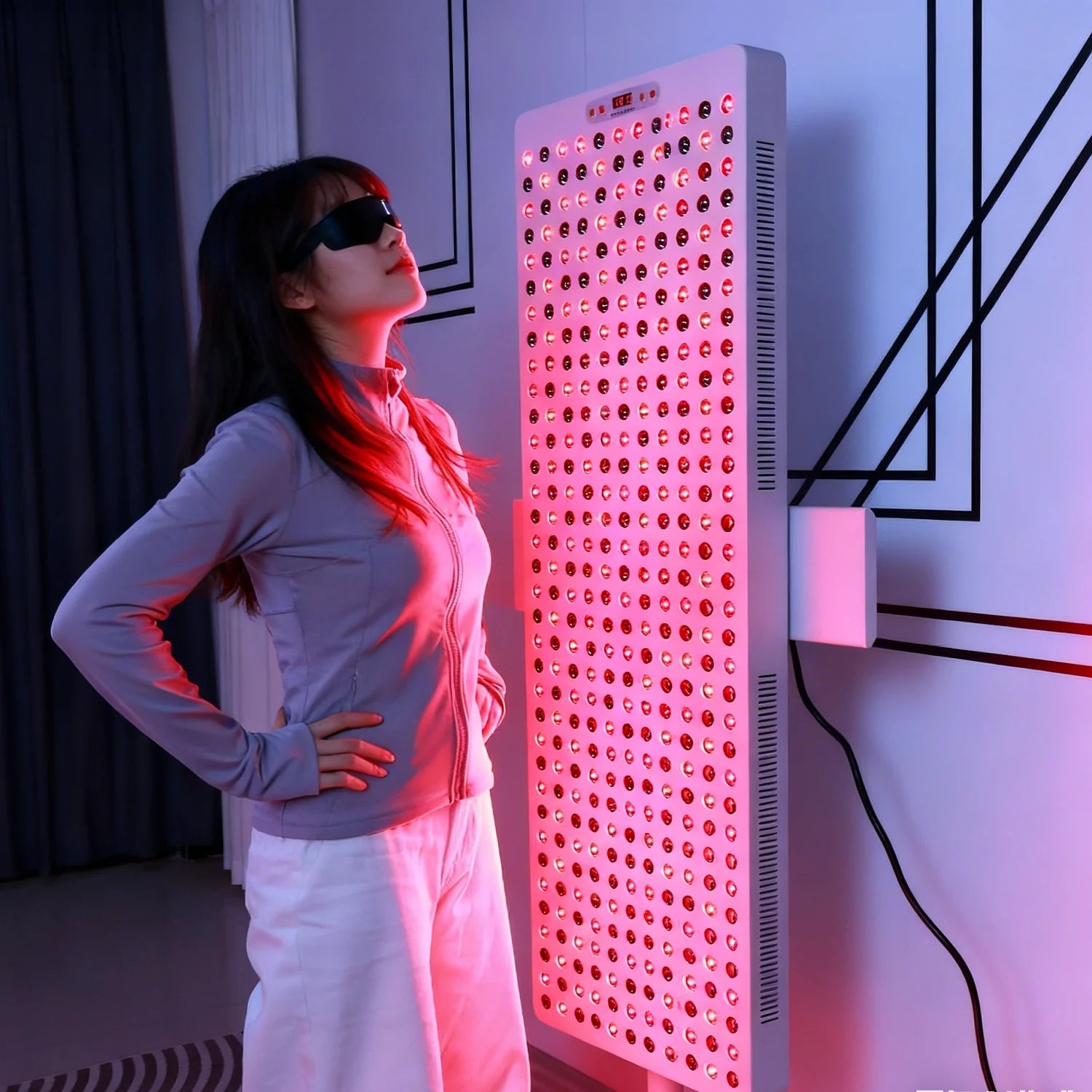 CA US 2160W Red Light Therapy Panel 5Wavelengths Infrared Sauna Light Therapy Device Infra Near Infrared Pdt Panel Light