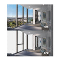 Electronic Remote Control Decorative PDLC Film for Hotel Use Privacy Windows with Heat Insulation and Tempered Glass