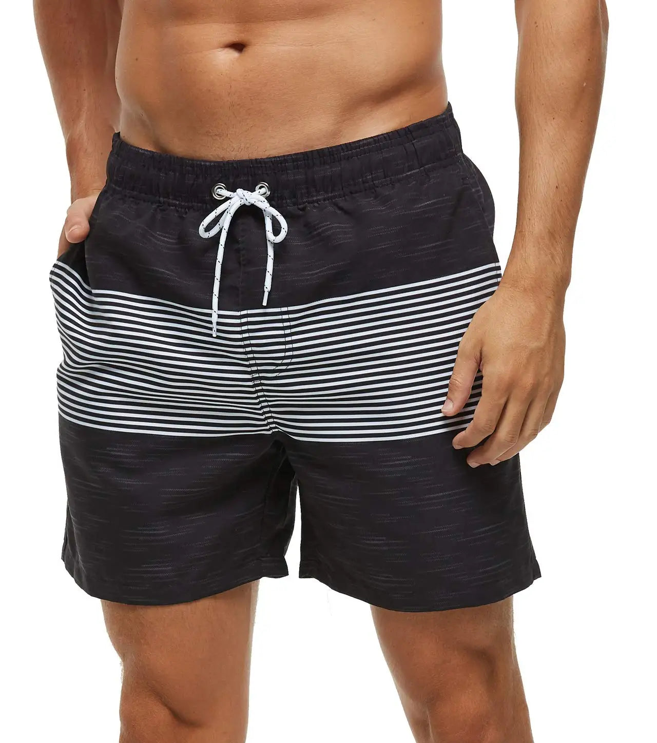 Men's Women's Casual Athletic Gym Shorts Quick Dry Board Shorts High Waist Drawstring Closure Plain Dyed Polyester Loose Thin