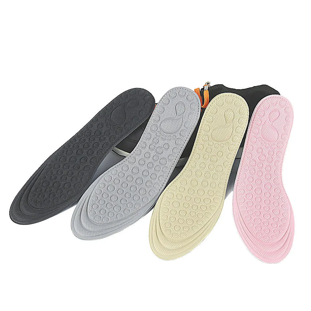 Melenlt 4D Memory Foam Insoles -Breathable Soft Cushion Shoe Inserts for Foot Massage and All-Day Comfort
