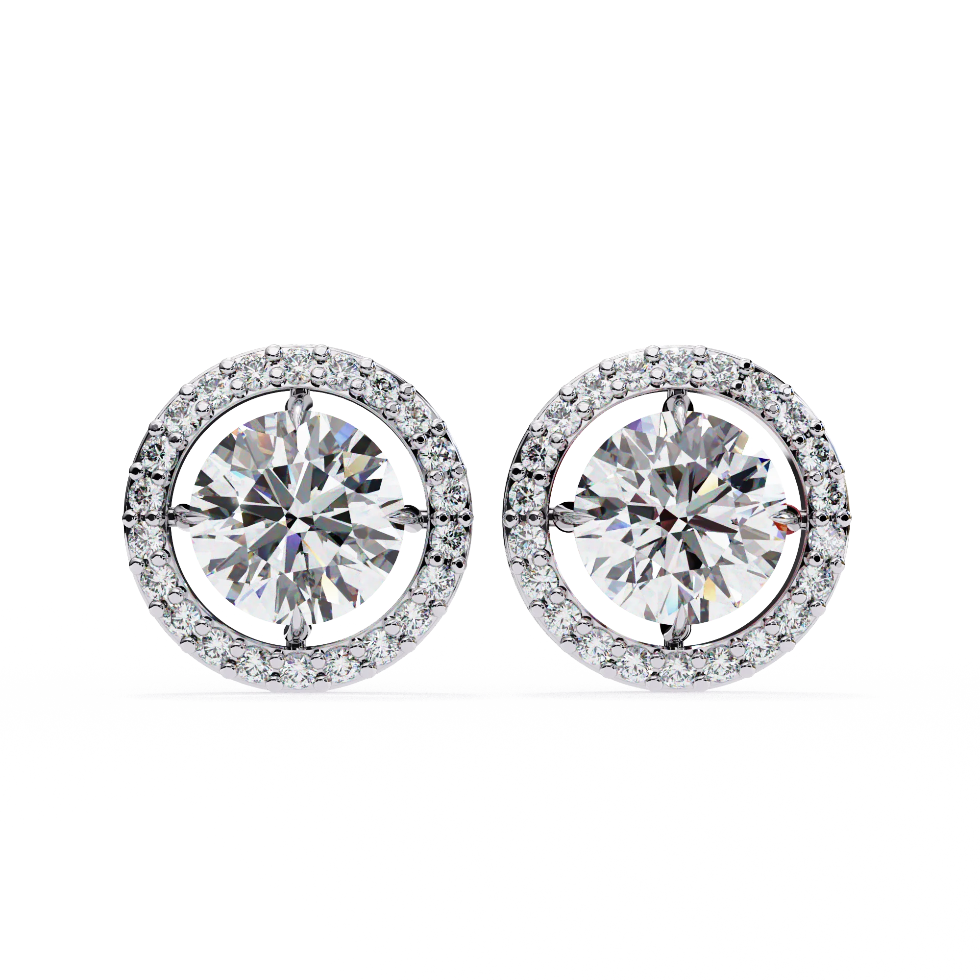 Artisan Crafted Vintage Natural Diamond Earrings Women's 14K Gold Plated Alloy Material Unique Design Anniversary Engagement