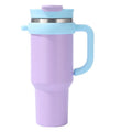 2025 New Arrival 40oz Hot Cold Insulated Thermos Cup Stainless Steel Water Coffee Mug with Handle and Flip Straw