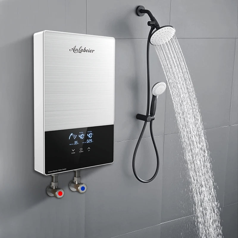 220V 8000W Multi Point Hot Water Geyser  Cast Aluminium Heating element Tankless Electric Water Heater