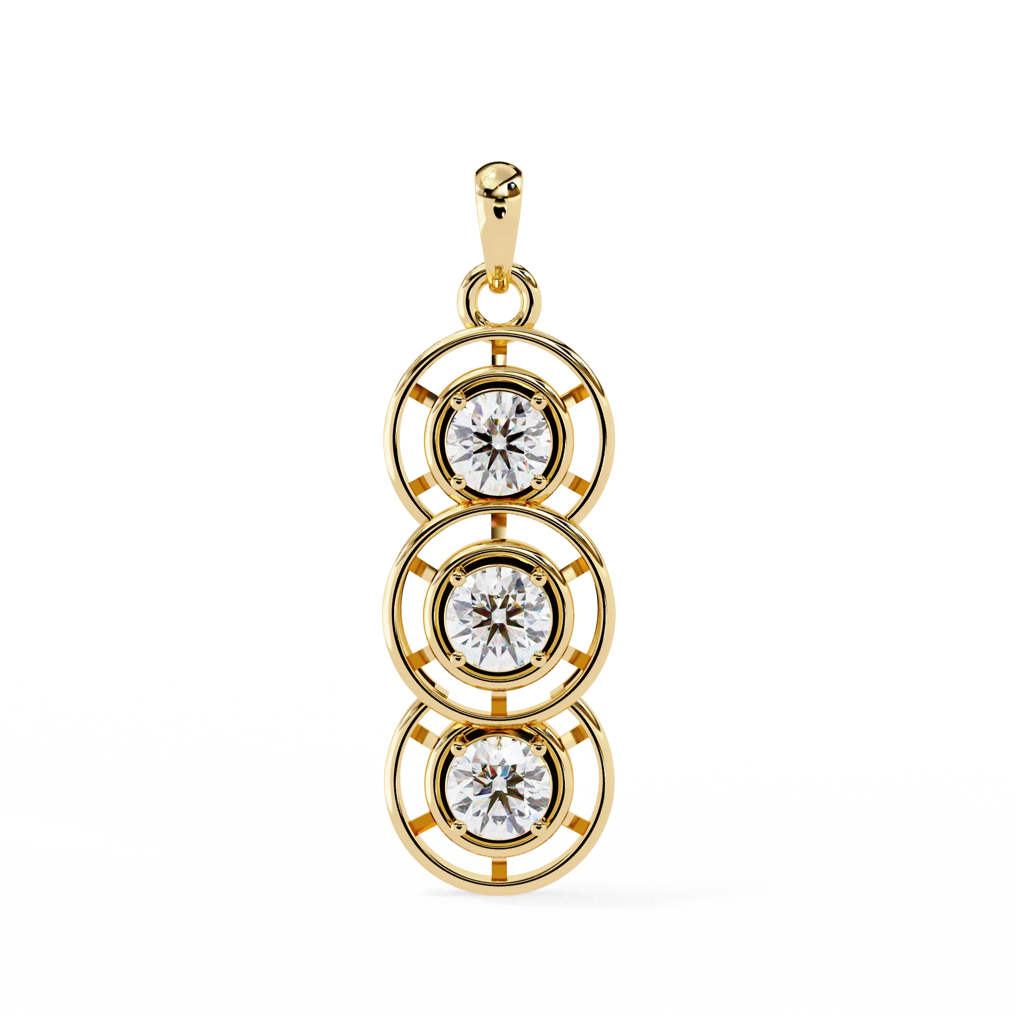 Elegant Twisted Snake Design 1.24 Carat Lab Grown VVS Oval Cut Diamond IGI Certified Wedding Pendant 14K Gold Plated Sterling