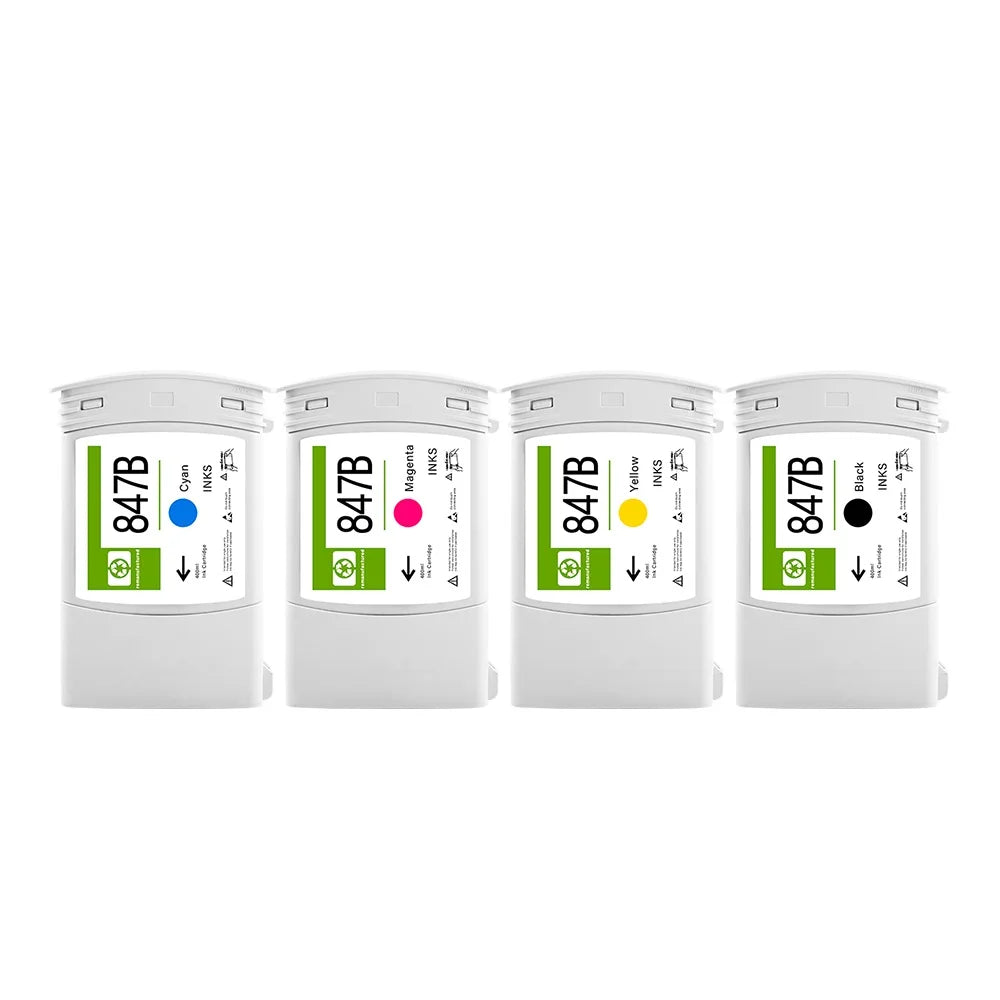 Ocbestjet for HP Pagewide 847B 100% New Remanufactured Ink Cartridge With Full Pigment Ink for HP PageWide XL 5000 5100  Printer