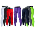 Men's Quick Dry Compression Leggings with Digital Print High Street Style for Running Gym Sports Workout Athletic