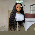 5*5 Transparent Lace Human Hair Lace Front Wig Highlight 250 Density Long Curly Remy Virgin Vietnamese Hair Wigs