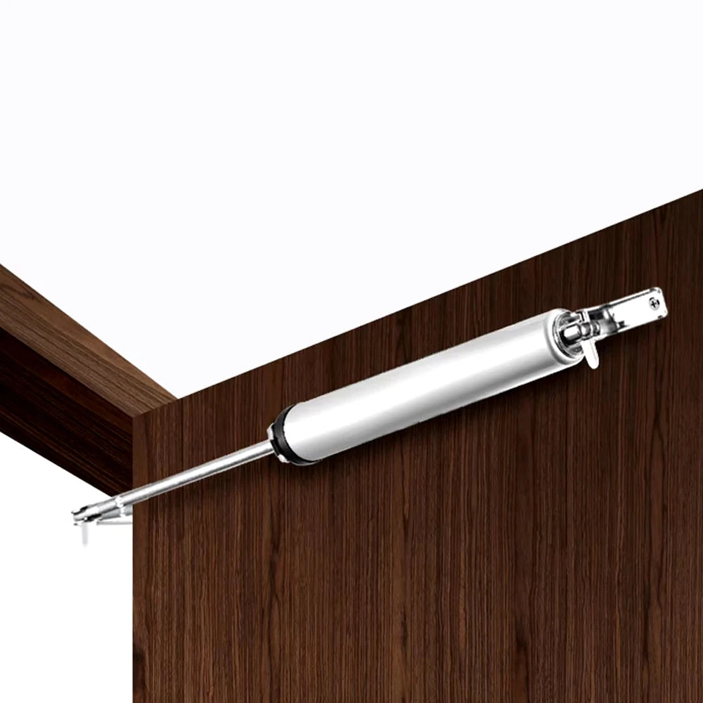 Automatic Modern Door Closer Aluminum Alloy Soft Closing Adjustable Gas Spring Stop Door Hardware System for Hotel Use