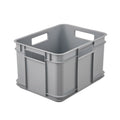 EURO-BOX storage box Bruno ECO collection size M 35x27x22 ECO Grey